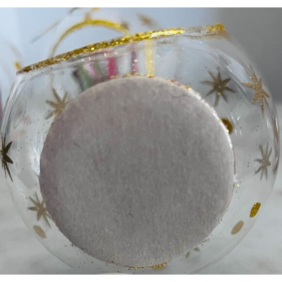 Holy Family Jesus Hand-Painted Nativity Scene Glass Christmas Ornament Table Top - Picture 3 of 4